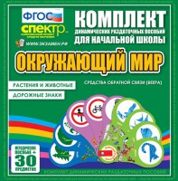 Динамические раздаточные пособия. Окружающий мир (веера). Животные и растения, дорожные знаки. - fgospostavki.ru - Грозный