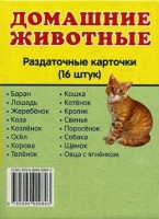 Раздаточные карточки "Домашние животные" - fgospostavki.ru - Грозный