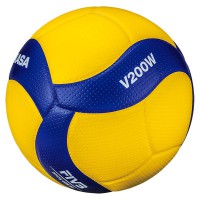 Мяч волейбольный Mikasa V200W (размер 5, синтетическая кожа, профессиональный) - fgospostavki.ru - Грозный