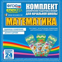 Динамические раздаточные пособия. Математика (Эластичные элементы). Единицы измерения, доли и дроби. - fgospostavki.ru - Грозный