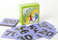 Набор магнитных карточек "Круглые числа" (фон фиолетовый) - fgospostavki.ru - Грозный