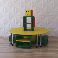 Модульный стеллаж "Весёлый робот" - fgospostavki.ru - Грозный