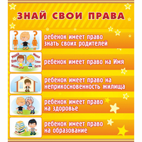 Стенд "Знай свои права" - fgospostavki.ru - Грозный