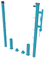 Стойки для большого тенниса с механизмом натяжения со стаканами - fgospostavki.ru - Грозный