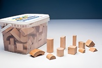 Игровой набор Фребеля "Конструктор" (111 элементов, бук, серия "Красота вокруг нас") - fgospostavki.ru - Грозный