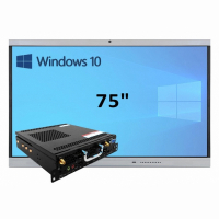 Интерактивная панель 75" (встроенный ПК, Win10) - fgospostavki.ru - Грозный