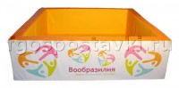 Бассейн "Вообразилия" квадратный с шелкографией - fgospostavki.ru - Грозный