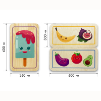 Набор стеновых панелей «Милая еда - Радуга вкуса» - fgospostavki.ru - Грозный