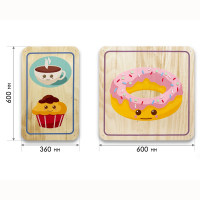 Набор стеновых панелей «Милая еда - Завтрак» - fgospostavki.ru - Грозный