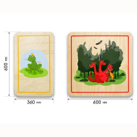 Набор стеновых панелей «Мир сказки - Волшебные герои» - fgospostavki.ru - Грозный