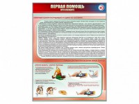 Стенд "Первая помощь при пожаре" - fgospostavki.ru - Грозный