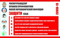 Плакат "Правила профилактики коронавируса" - fgospostavki.ru - Грозный