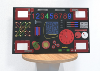 Бизипанель «Красно-черная» - fgospostavki.ru - Грозный