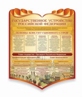 Стенд "Государственное устройство Российской Федерации" Вариант 3 - fgospostavki.ru - Грозный