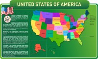 Стенд "United States Of America" - fgospostavki.ru - Грозный