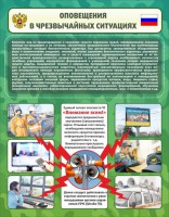 Стенд "Оповещения в чрезвычайных ситуациях" - fgospostavki.ru - Грозный
