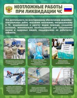 Стенд "Неотложные работы при ликвидации ЧС" - fgospostavki.ru - Грозный