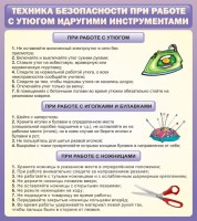 Стенд "Техника безопасности при работе с утюгом" - fgospostavki.ru - Грозный