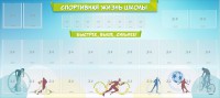 Стенд "Спортивная жизнь школы" - fgospostavki.ru - Грозный