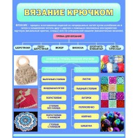 Стенд "Вязание крючком" - fgospostavki.ru - Грозный