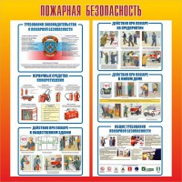 Стенд "Пожарная безопасность" Вариант 4 - fgospostavki.ru - Грозный