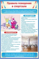 Стенд "Правила поведения в спортзале №1" - fgospostavki.ru - Грозный