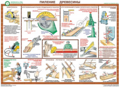 Комплект плакатов "Безопасность труда при деревообработке" - fgospostavki.ru - Грозный