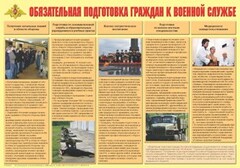 Плакат "Обязательная подготовка граждан к военной службе" - fgospostavki.ru - Грозный