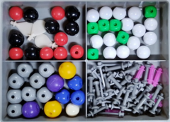 Комплект моделей атомов для составления моделей молекул со стержнями лабораторный - fgospostavki.ru - Грозный