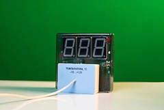Датчик температуры с независимой индикацией (термометр демонстрационный) - fgospostavki.ru - Грозный