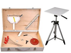 Комплект приборов и инструментов топографических (демонстрационные) - fgospostavki.ru - Грозный