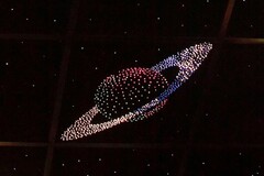 Потолок "Звездное небо с анимационным фибероптическим эффектом сатурн" - fgospostavki.ru - Грозный