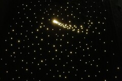Настенный фибероптический ковер «Звездное небо» 1,45х1,45 м, 120 звезд в комплекте со светогенератором - fgospostavki.ru - Грозный