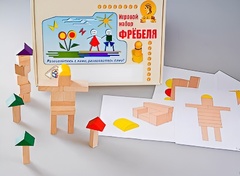 Игровой набор Фребеля "Конструктор деревянный без соединений-3" (Серия "Эксперимент") - fgospostavki.ru - Грозный