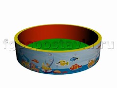 Сухой бассейн круглый с шелкографией - fgospostavki.ru - Грозный