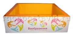 Сухой бассейн "Вообразилия" квадратный с шелкографией - fgospostavki.ru - Грозный