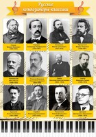 Стенд "Русские композиторы-классики" - fgospostavki.ru - Грозный