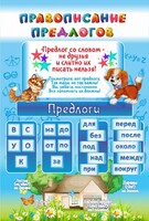 Стенд "Правописание предлогов" - fgospostavki.ru - Грозный