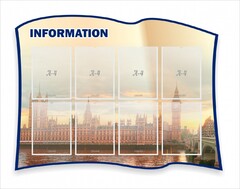 Стенд резной "Информация" Вариант 9 - fgospostavki.ru - Грозный