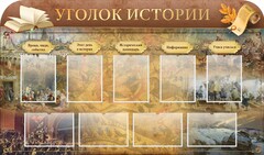 Стенд "Уголок истории" - fgospostavki.ru - Грозный