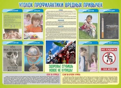 Стенд "Профилактика вредных привычек" - fgospostavki.ru - Грозный
