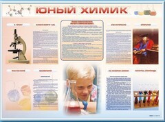 Стенд-уголок "Юный химик" - fgospostavki.ru - Грозный
