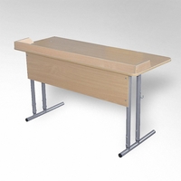 Стол ученический 'Школьник' для кабинета химии с бортиком  - fgospostavki.ru - Грозный