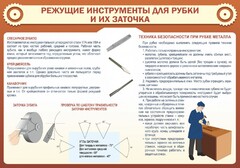 Стенд "Режущие инструменты для рубки и их заточки" - fgospostavki.ru - Грозный