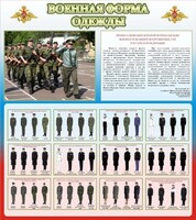 Стенд "Военная форма одежды (герб РФ) " - fgospostavki.ru - Грозный