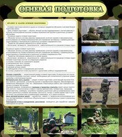 Стенд "Огневая подготовка" Вариант 2 - fgospostavki.ru - Грозный