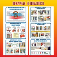 Стенд "Пожарная безопасность" Вариант 4 - fgospostavki.ru - Грозный