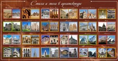 Стенд "Стили и эпохи в архитектуре" - fgospostavki.ru - Грозный