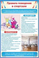 Стенд "Правила поведения в спортзале №1" - fgospostavki.ru - Грозный