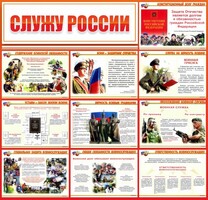 Стенд "Служу России" - fgospostavki.ru - Грозный